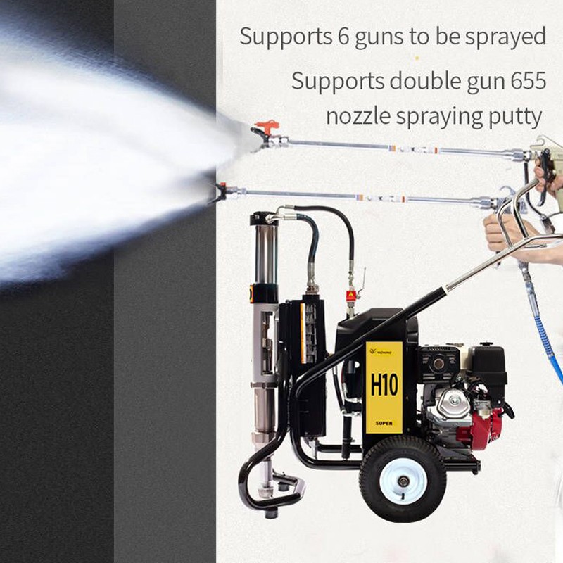 High pressure airless spray paint machine