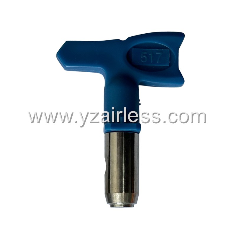 Blue airless spray nozzle tips